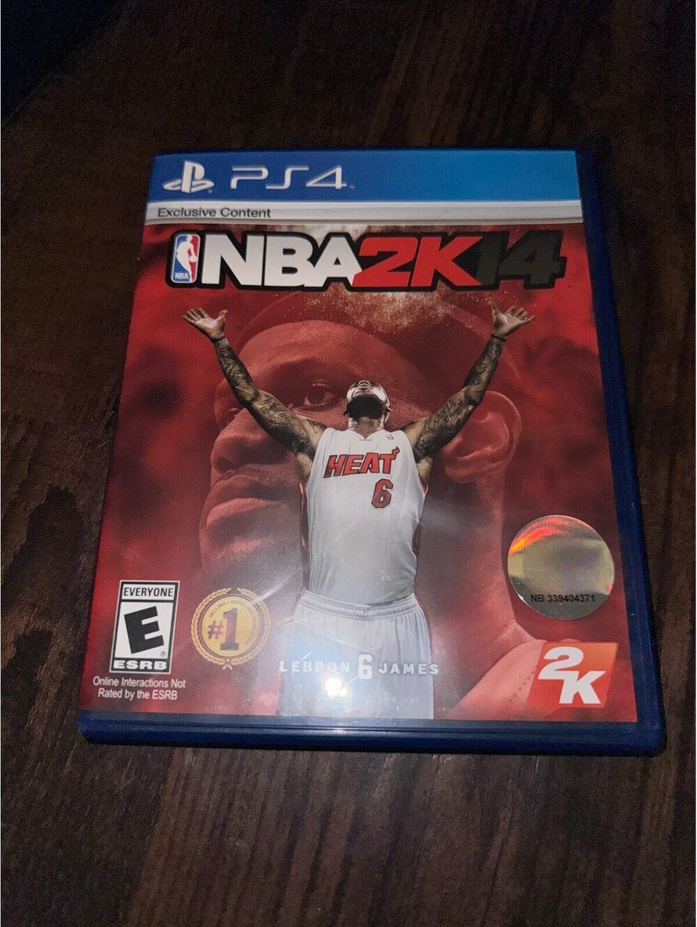 NBA 2K 14 2k14 2014 Sony PlayStation 4 PS4 W/ Manual Basketball Lebron James